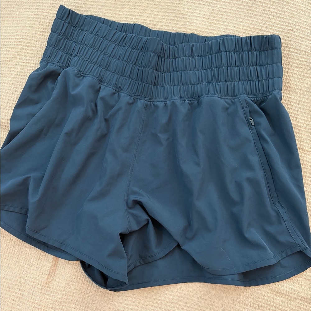YPB Navy Blue Running Shorts